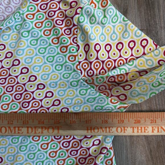 IBKUL Women‎ L Colorful Geometric Sun Shirt Cooling Vented Outdoors Golf - Picture 5 of 7